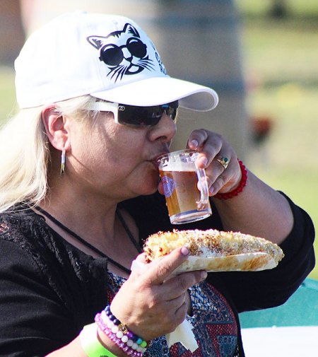 Food and drink were popular activities as the annual Kings Lions Brewfest.